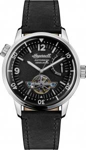Ingersoll 1892 I07801 Gents The New Orleans Movement Automatic Case Stainless Steel Dial Black Strap Leather Black Matt