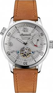 Ingersoll 1892 I07802 Gents The New Orleans Movement Automatic Case Stainless Steel Dial White/Silver Strap Leather Brown Matt