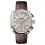 Ingersoll 1892 I01203 Mens The Michigan Movement Quartz Case Stainless Steel Dial White Strap Leather Brown Matt